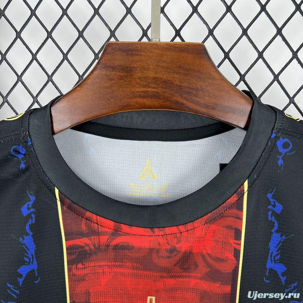 2025/26 Paris Saint-Germain (CAMPEONES DE EUROPA) Red And Blue Jersey