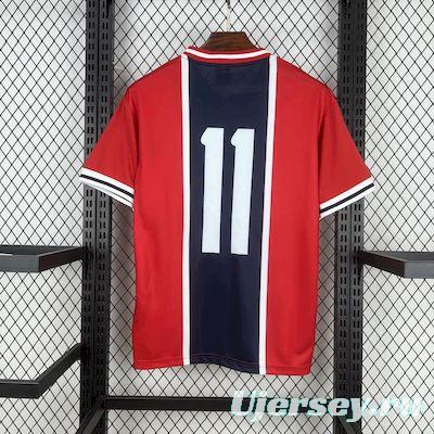 1975 Paris Saint-Germain Away （11Number）Retro Jersey