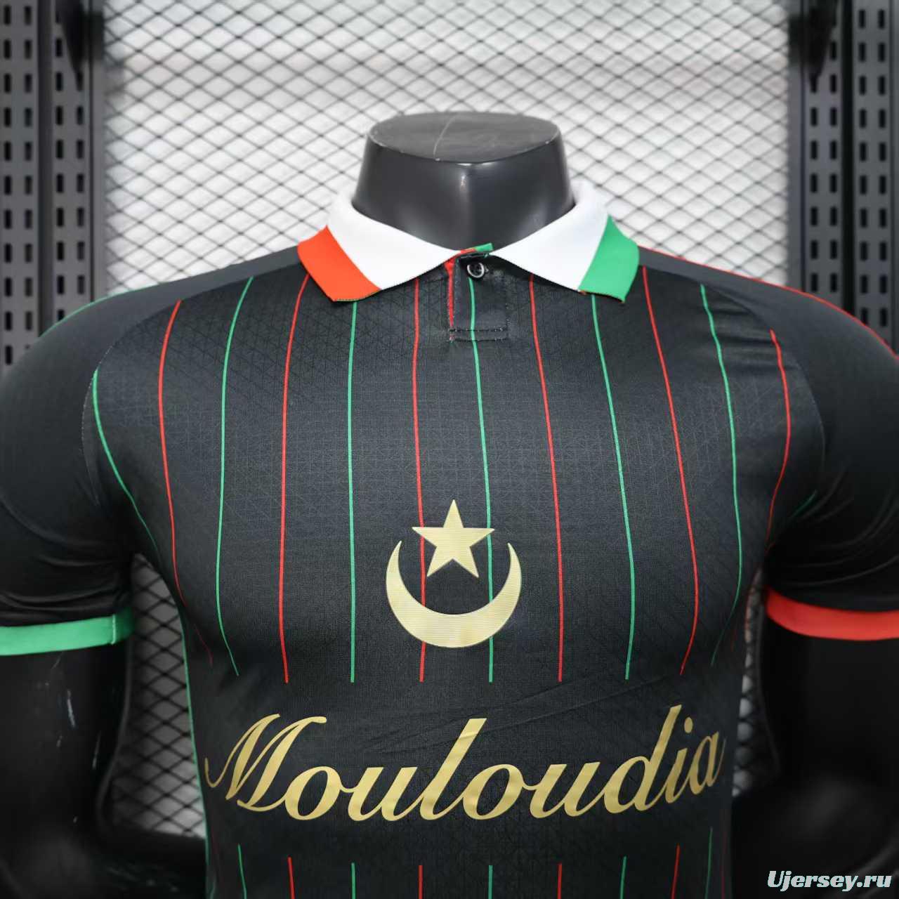 Player Version 25/26 CD Palestina Black Jersey
