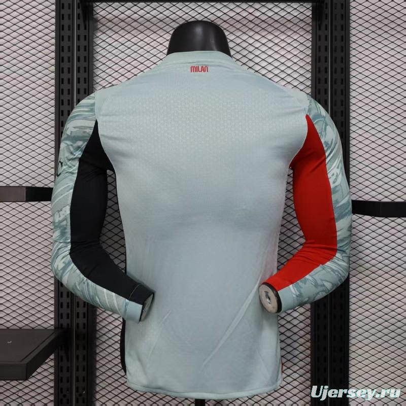 25/26 Player Version AC Milan Home Goalkeeper Long Sleeve Jersey