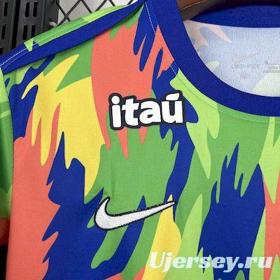 2025 Brazil Rainbow with Camouflage Pattern Jersey