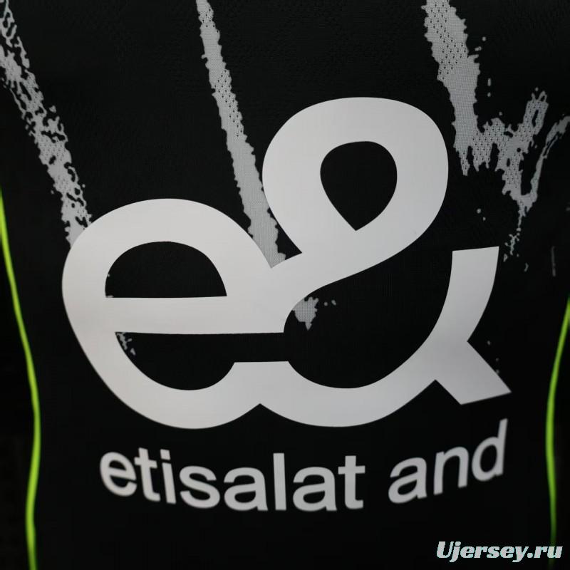 Player Version 25/26 Al Ahly FC Away Black Jersey