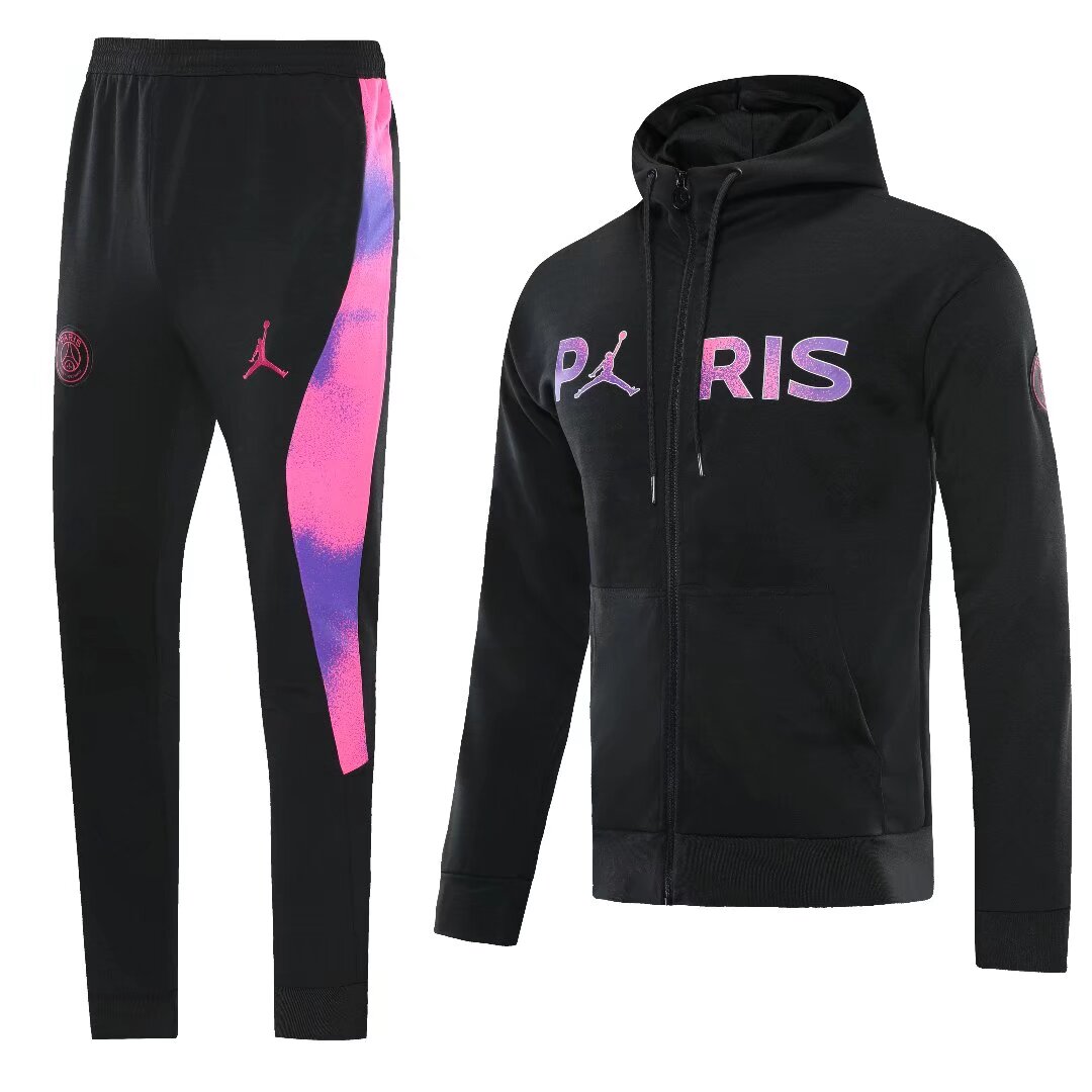 25/26 PSG Jordan Hoodie Full Zipper Jacket + Long Pants
