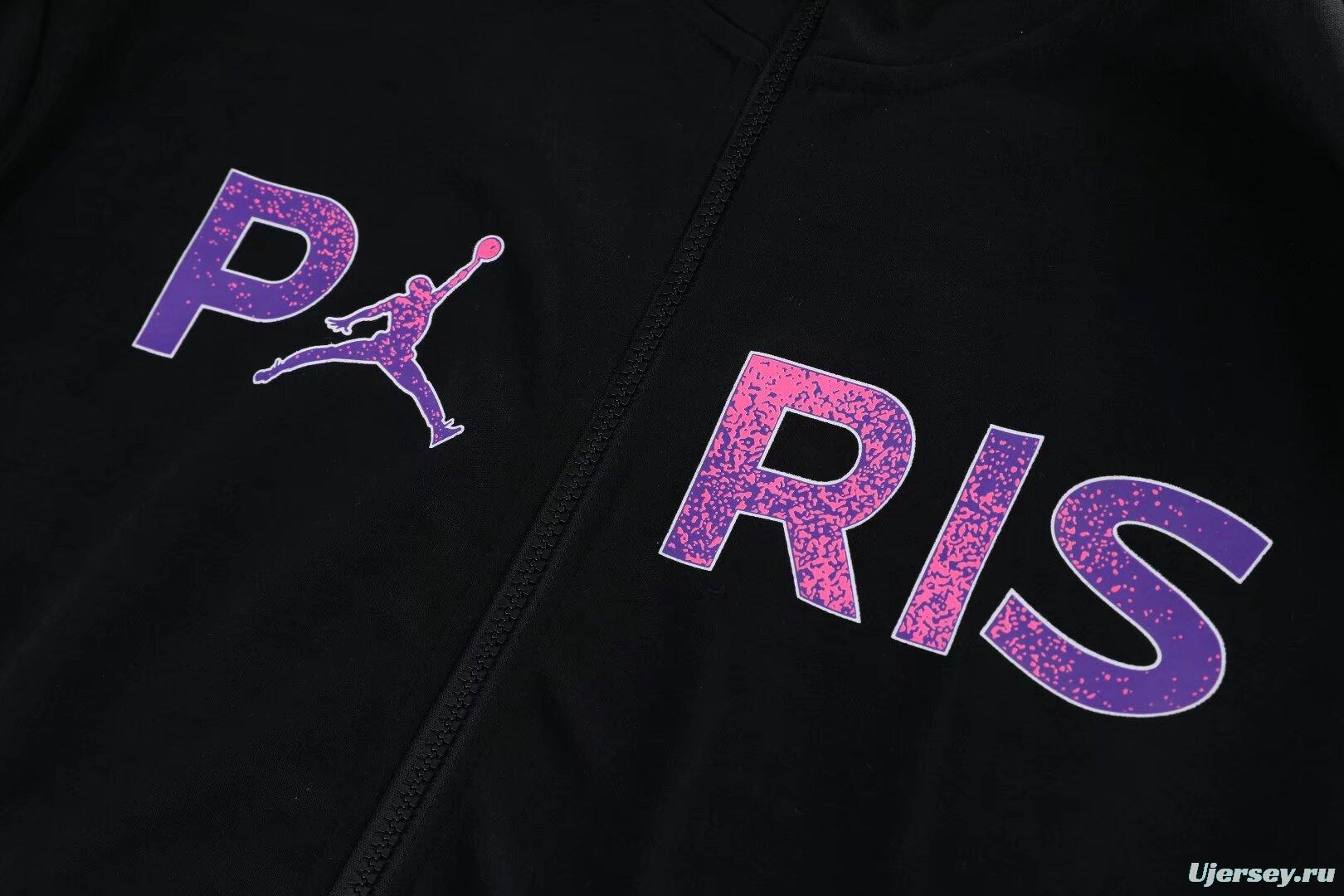 25/26 PSG Jordan Hoodie Full Zipper Jacket + Long Pants