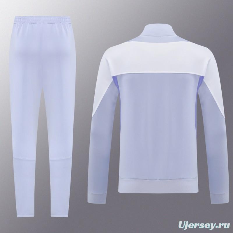 2025 NIKE Purple Full Zipper Jacket + Long Pants