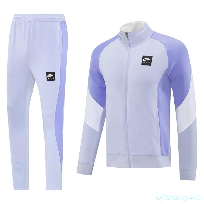 2025 NIKE Purple Full Zipper Jacket + Long Pants