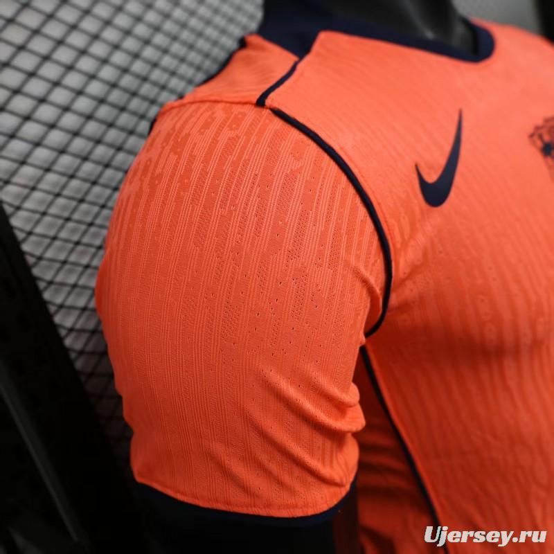 Player Version 25/26 Barcelona Third  Orange Jersey