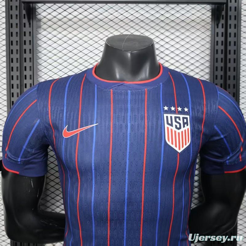 Player Version 2025 USA Away Jersey