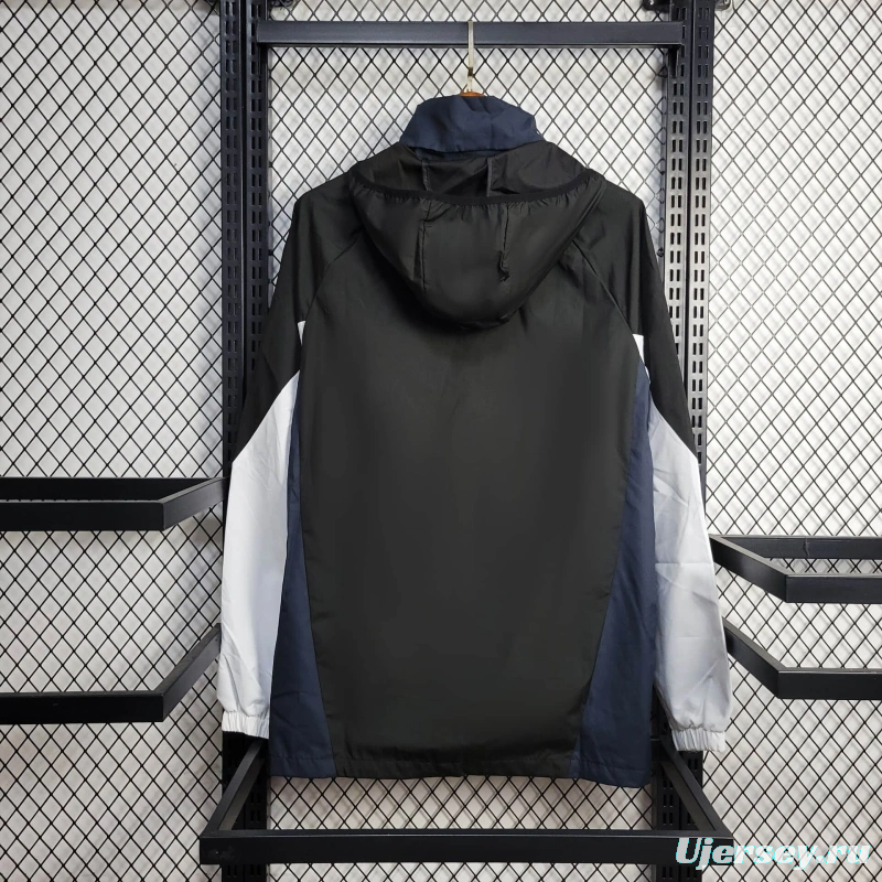 25/26 Newcastle United Jacket Black Windbreaker