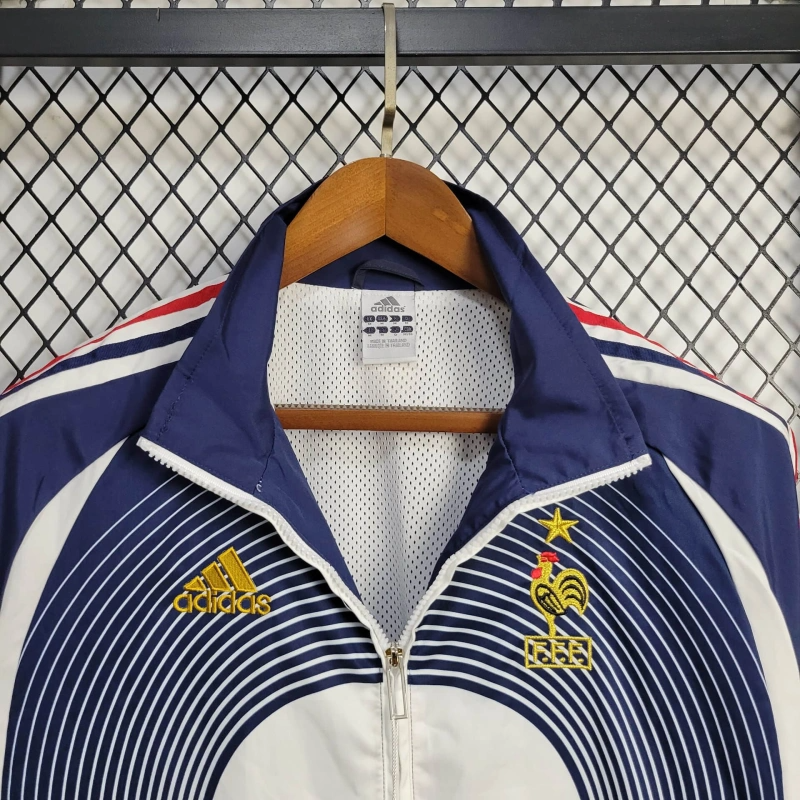 2025 France Jacket Blue/White Stripe Windbreaker