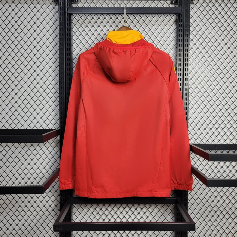2025 Spain Jacket Red Windbreaker