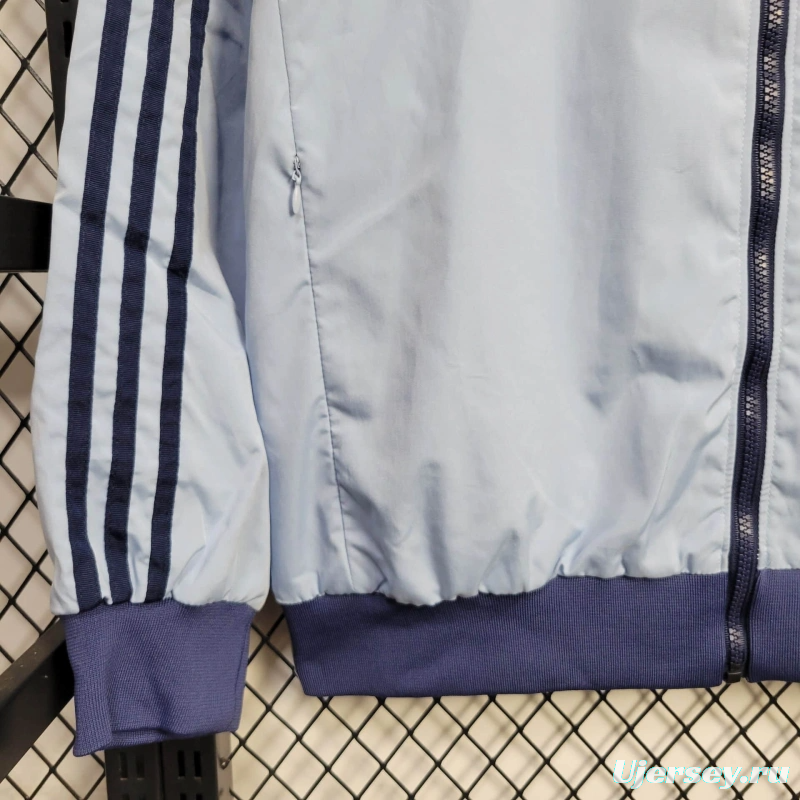 2025 Argentina Jacket Blue Windbreaker