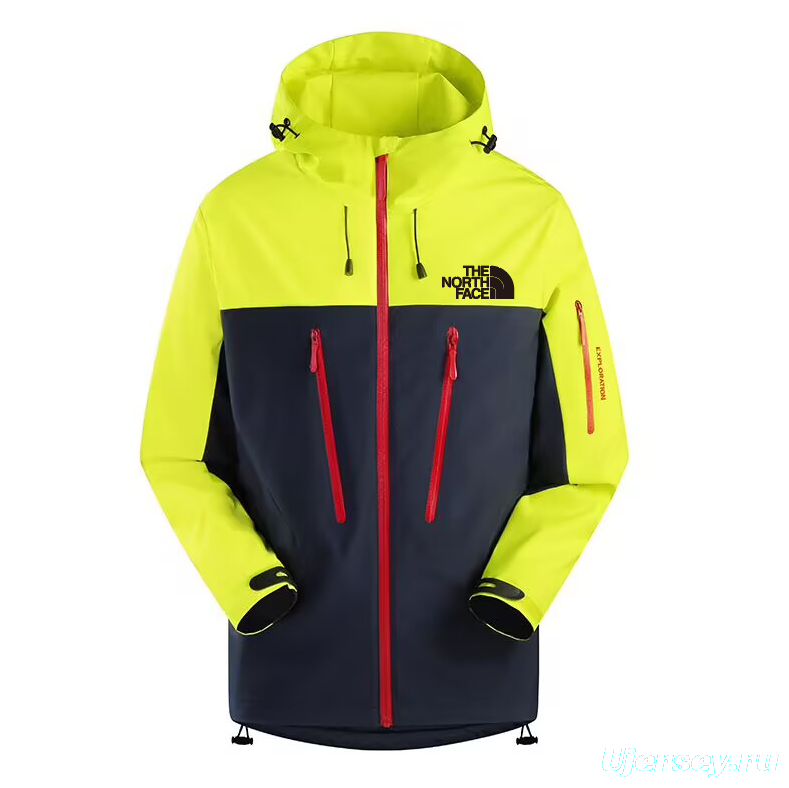 2025 The North Face Light Blue Long Waterproof Jacket