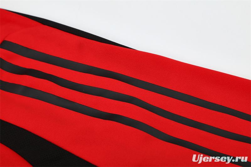 Retro 04/05 AC Milan Red Half Zipper Jacket