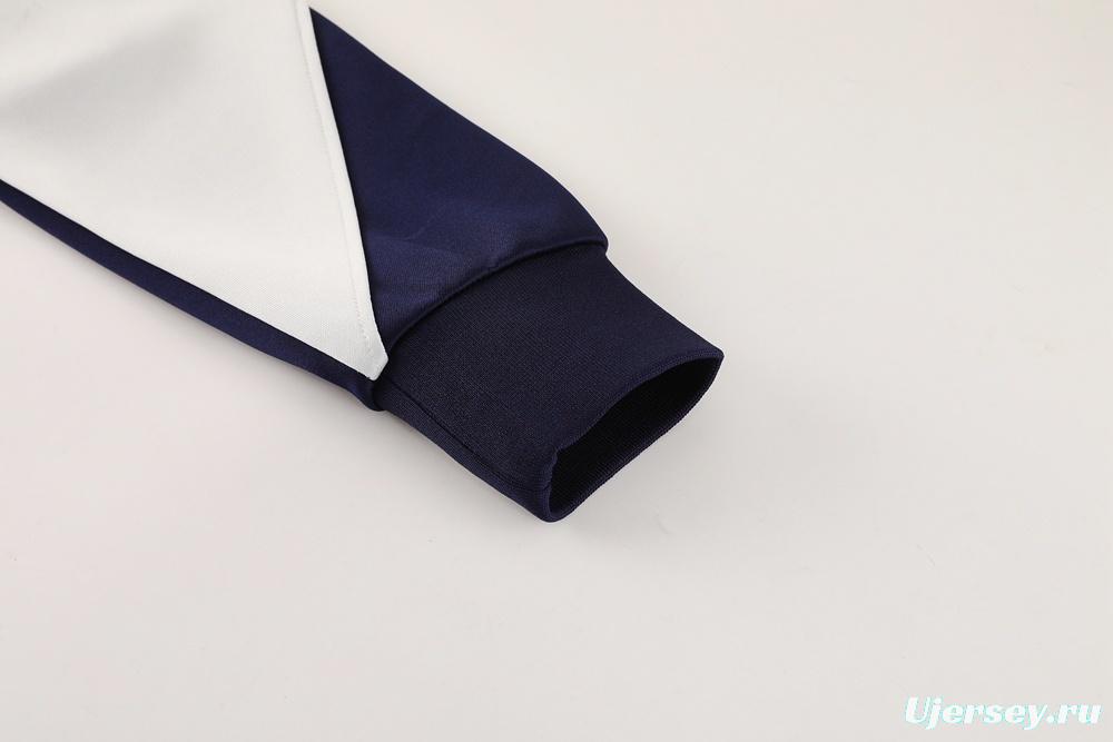 2025 NIKE Black/WHITE Full Zipper Jacket + Long Pants