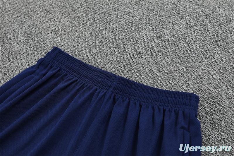 25/26 Tottenham Hotspur Royal Blue with XS Short Sleeve+Soccer Shorts