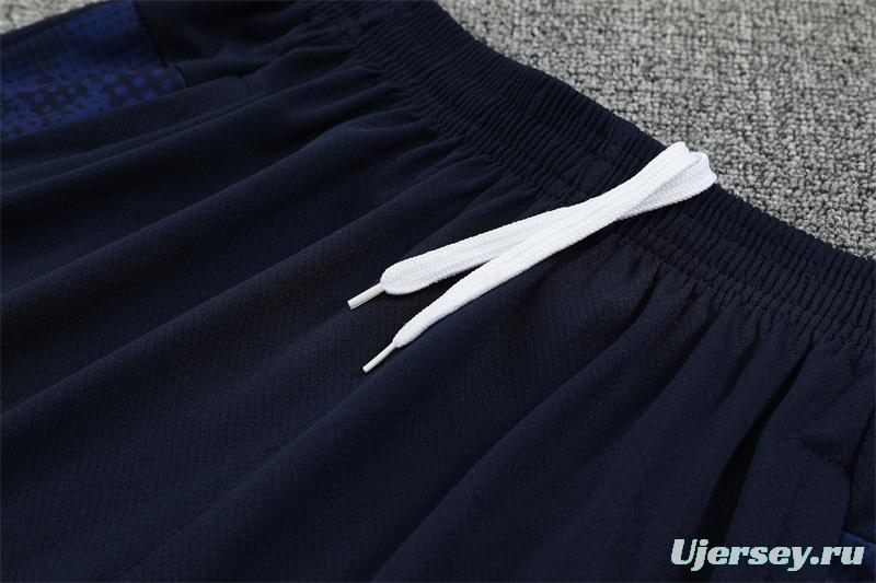 25/26 Olympique de Marseille Lake Blue Camouflage with XS Short Sleeve+Soccer Shorts