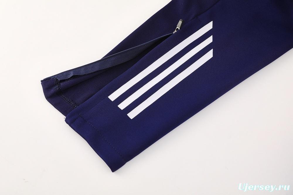 2025 Adidas Navy Full Zipper Jacket + Long Pants