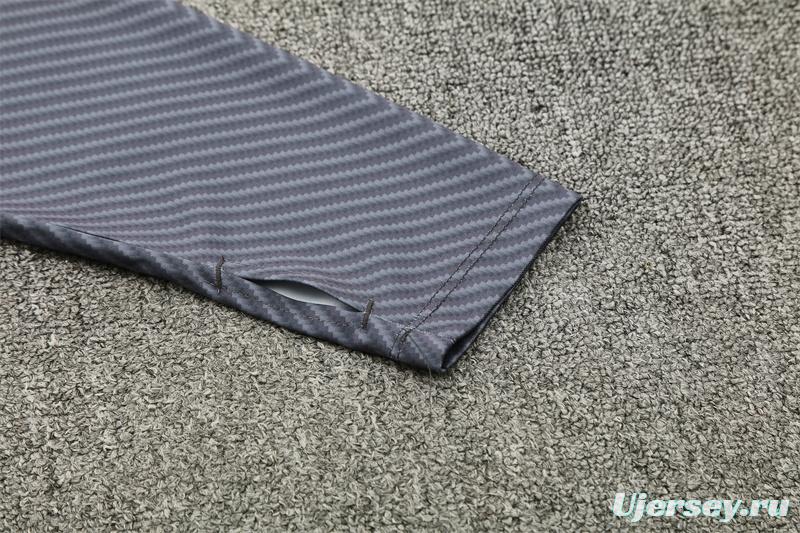 25/26 Napoli Black Grey Camouflage Half Zipper Jacket+Long Pants