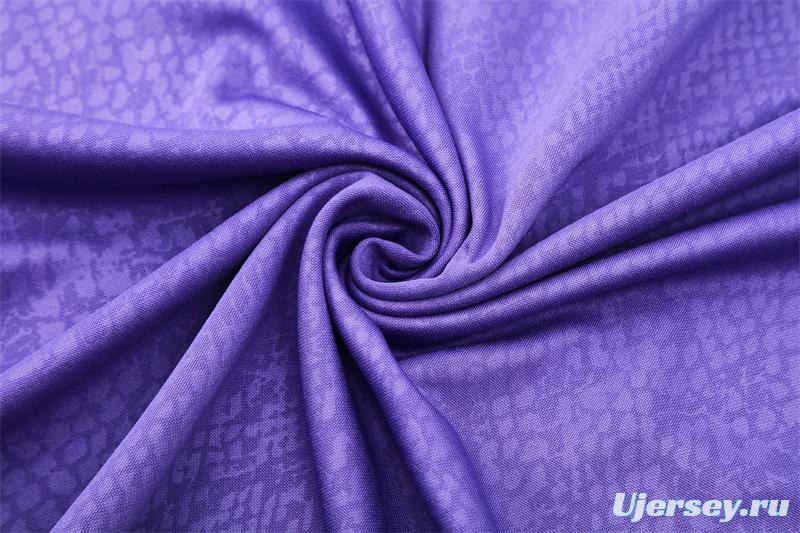 25/26 Barcelona Purple Joint Edition Half Zipper Jacket+Long Pants