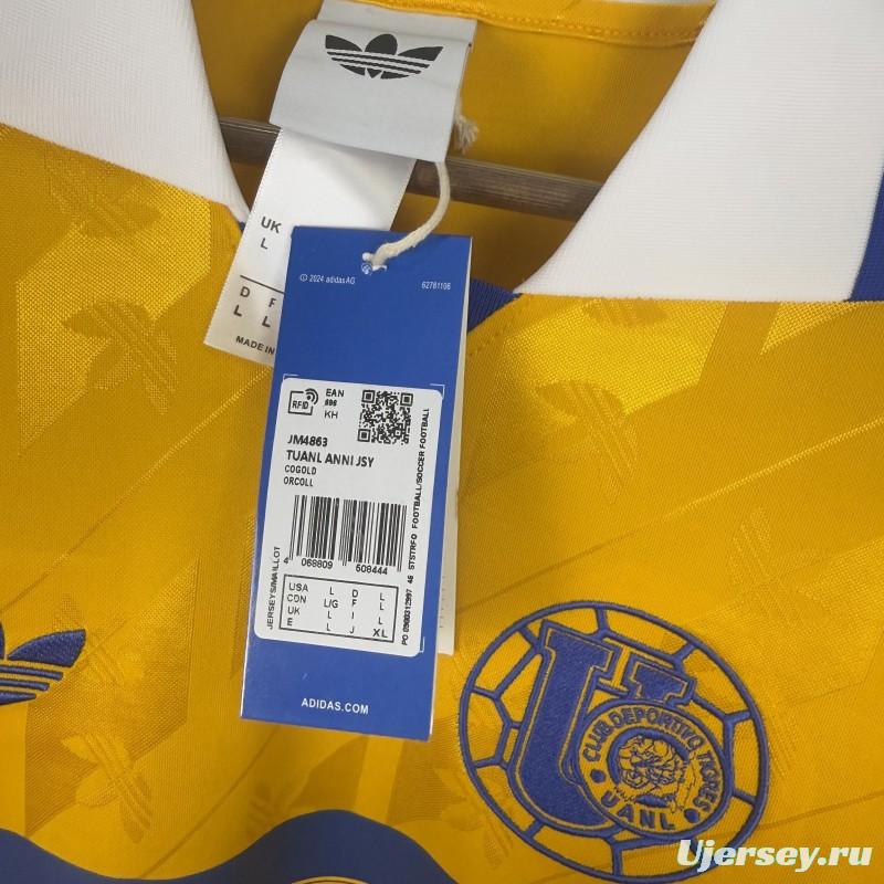 Retro Tigres UANL Yellow & Blue Classic Home Jersey
