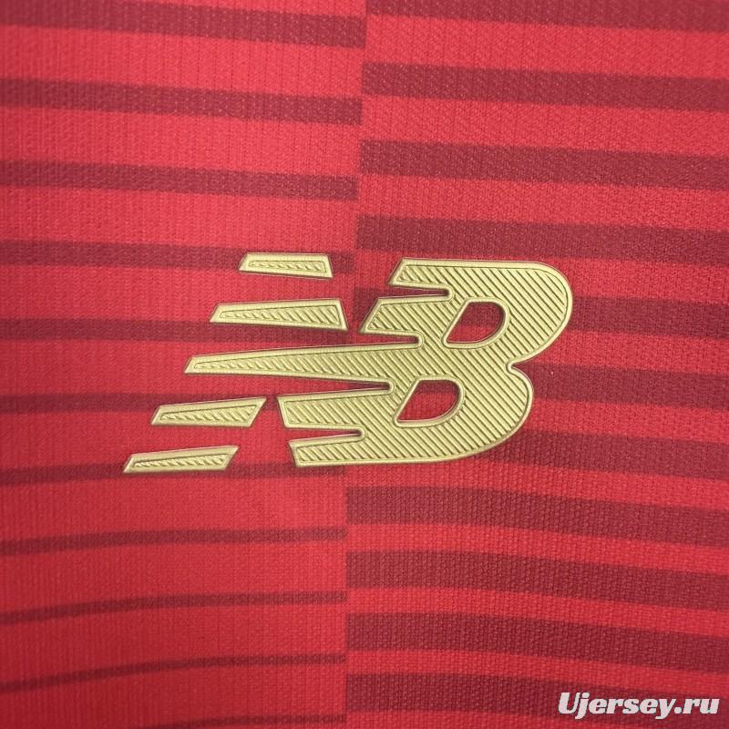 25/26 Deportivo Toluca FC Red Home Short Sleeve Women's Jersey