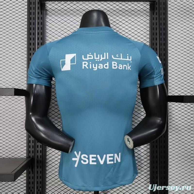 Player Version 25/26 Al Hilal Third Blue Jeresy