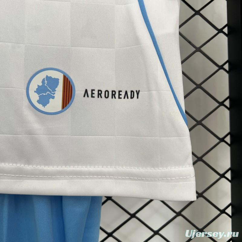 25/26 Kids Real Zaragoza Home Jersey