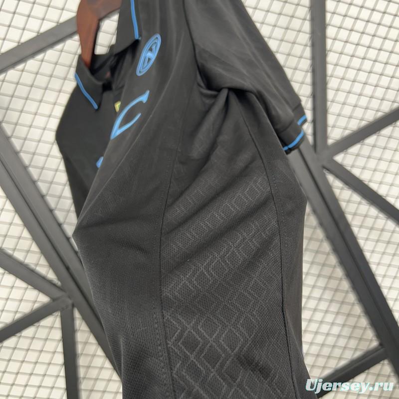 25/26 Napoli Third Black Jersey