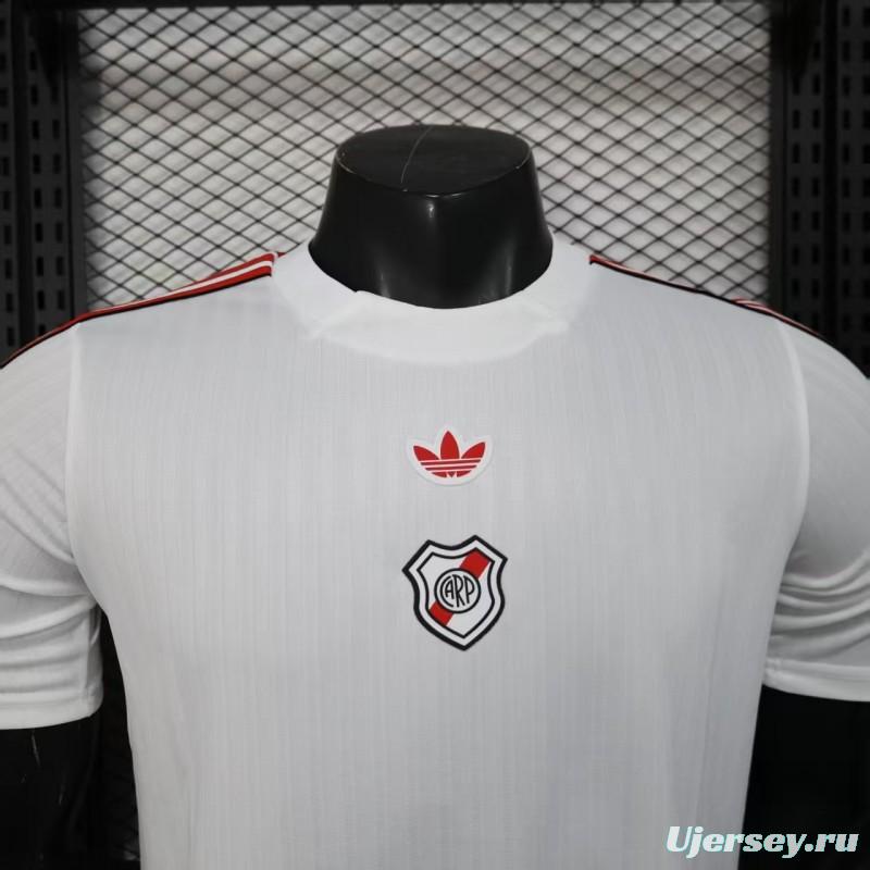 Player Version 25/26 River Plate White Casual Jersey