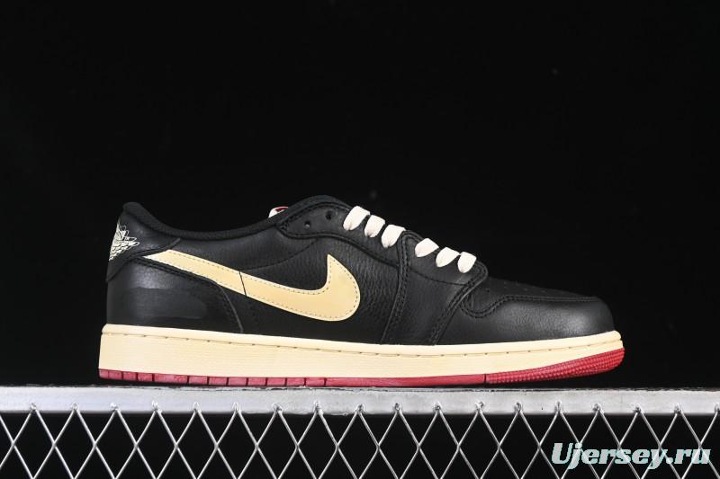 Nike Nigel Sylvester x Air Jordan 1 Low Lifestyle Casual Skate Shoes - IB8958-001