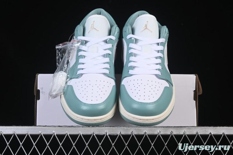 Nike Air Jordan 1 Low AJ1 Fresh Mint Green Low-Top Casual Skate Shoes DC0774-138