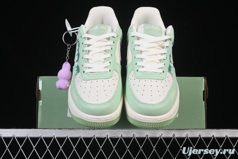 Nike Air Force 1'07 Low Casual Sneakers with Full-Length Air Cushion - KB1688-007