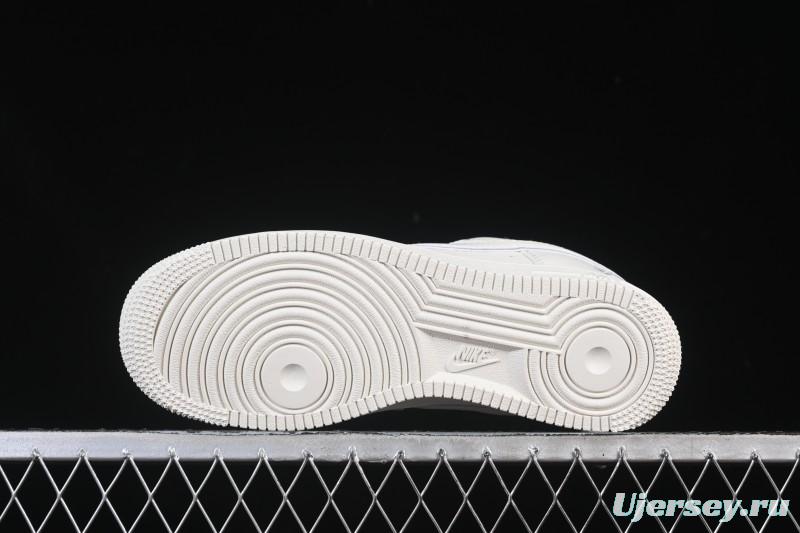 Nike Air Force 1 '07 Low Stussy Collaboration Beige Low-Top Casual Sneakers - CS5288-034