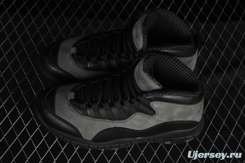 Nike Air Jordan 10 Retro Shadow Grey Basketball Shoes - HJ6779-001