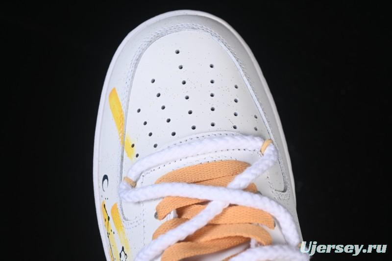 Nike Air Force 1 '07 Low Leo Hand-Painted Doodle Zodiac Series Low-Top Casual Sneakers - 723-822