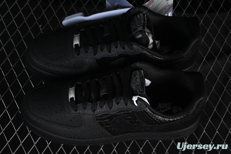 Nike Air Force 1'07 Low Casual Sneakers with Full-Length Air Cushion - HQ1977-001