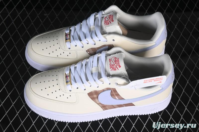 Nike Air Force 1'07 Low Casual Sneakers with Full-Length Air Cushion - IH7352-001