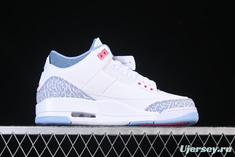 Nike Air Jordan 3 Retro Cobalt Bliss Design - HQ0784-101