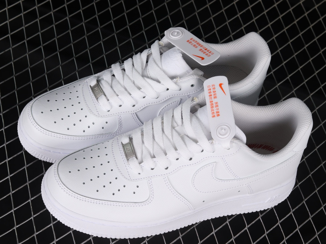 Nike Air Force 1 '07 Low Classic All-White Low-Top Casual Sneakers - CW2288-111