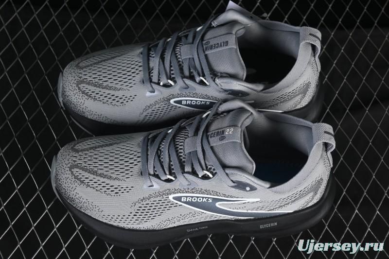 Brooks Glycerin 22 Cushioned Marathon Nitrogen Running Shoes - 1104451D078