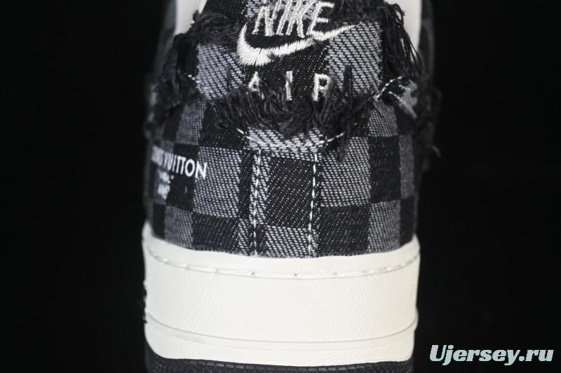 Nike Air Force 1 '07 Low LV Collaboration White Black Casual Sneakers - YF9511-817