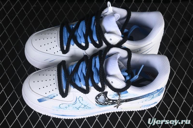 Nike Air Force 1'07 Low Pisces Hand-Painted Doodle Zodiac Series - 219-320