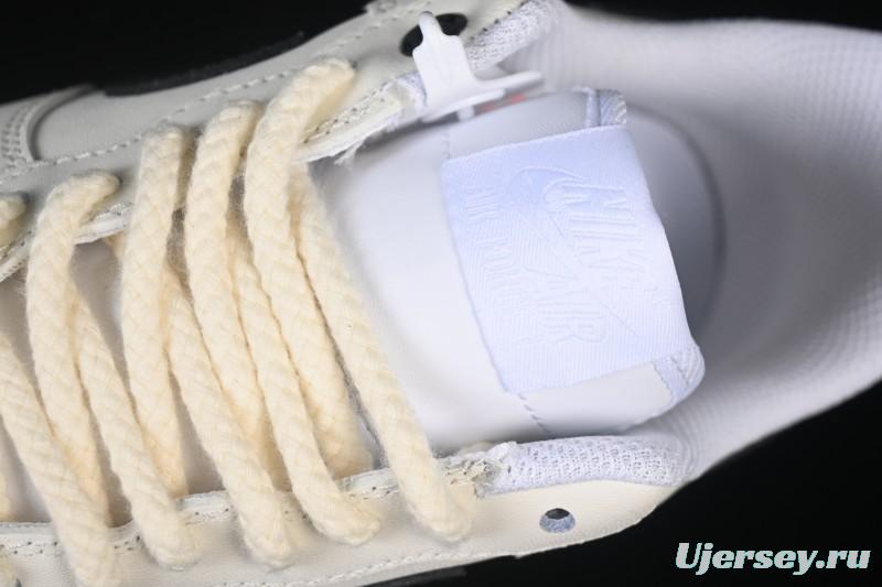 Nike Air Force 1 '07 Low Casual Sneakers in White Black - ZH0318-128