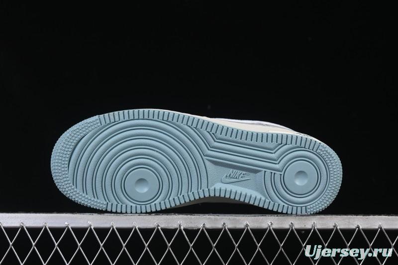 Nike Air Force 1'07 Low Gucci Collaboration Gray Blue Casual Sneakers - YF9511-800