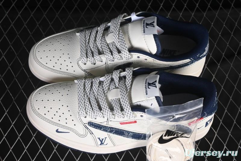 Nike Travis Scott x Fragment Design x Air Jordan 1 Low OG SP AJ1 Low Top Casual Sneakers - CX5050-Y16