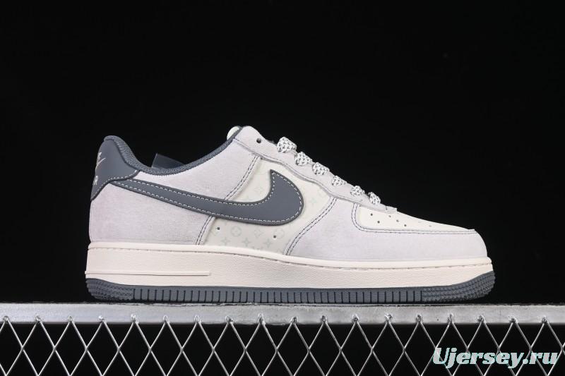 Nike Air Force 1 '07 Low LV Collaboration Grey Hook Woven Label Casual Sneakers - CX5050-Y25