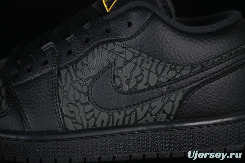 Nike Air Jordan 1 Low Elephant Print Casual Sneakers - IM6568-010