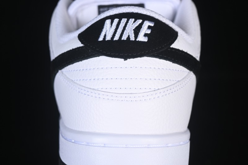 Nike SB Dunk Low Classic White Black Low-Top Casual Skate Shoes HF3704-100