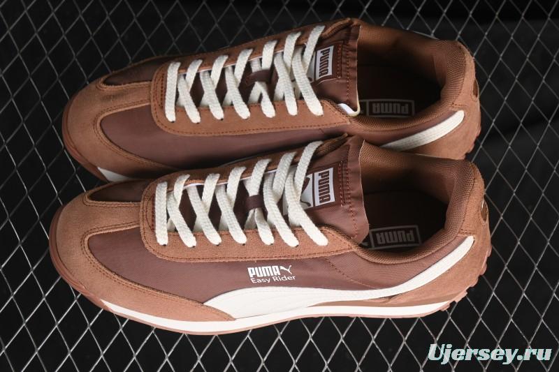 Puma Easy Rider Nylon Cool Comfortable Simple Wear-Resistant Breathable Low-Top Casual Skate Shoes - 403146-04